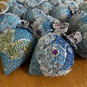 Christmas Tree Hanging Ornaments Pat Catan's Blue Set of 22 - GORGEOUS!